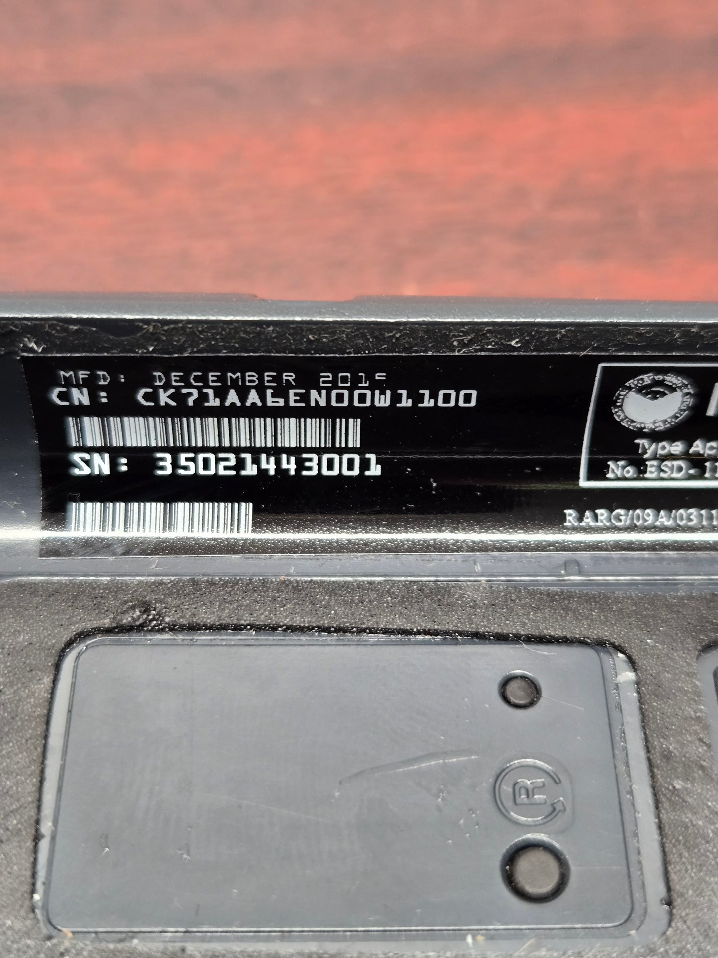 Honeywell Intermec CK71 Rugged Mobile Computer (P/N: CK71AA6EN00W1100)