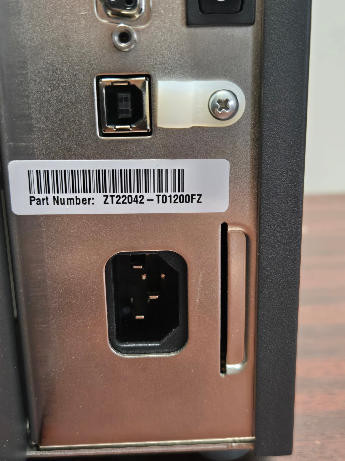 Zebra ZT220 Industrial Thermal Printer (P/N: ZT22042-T01200FZ)