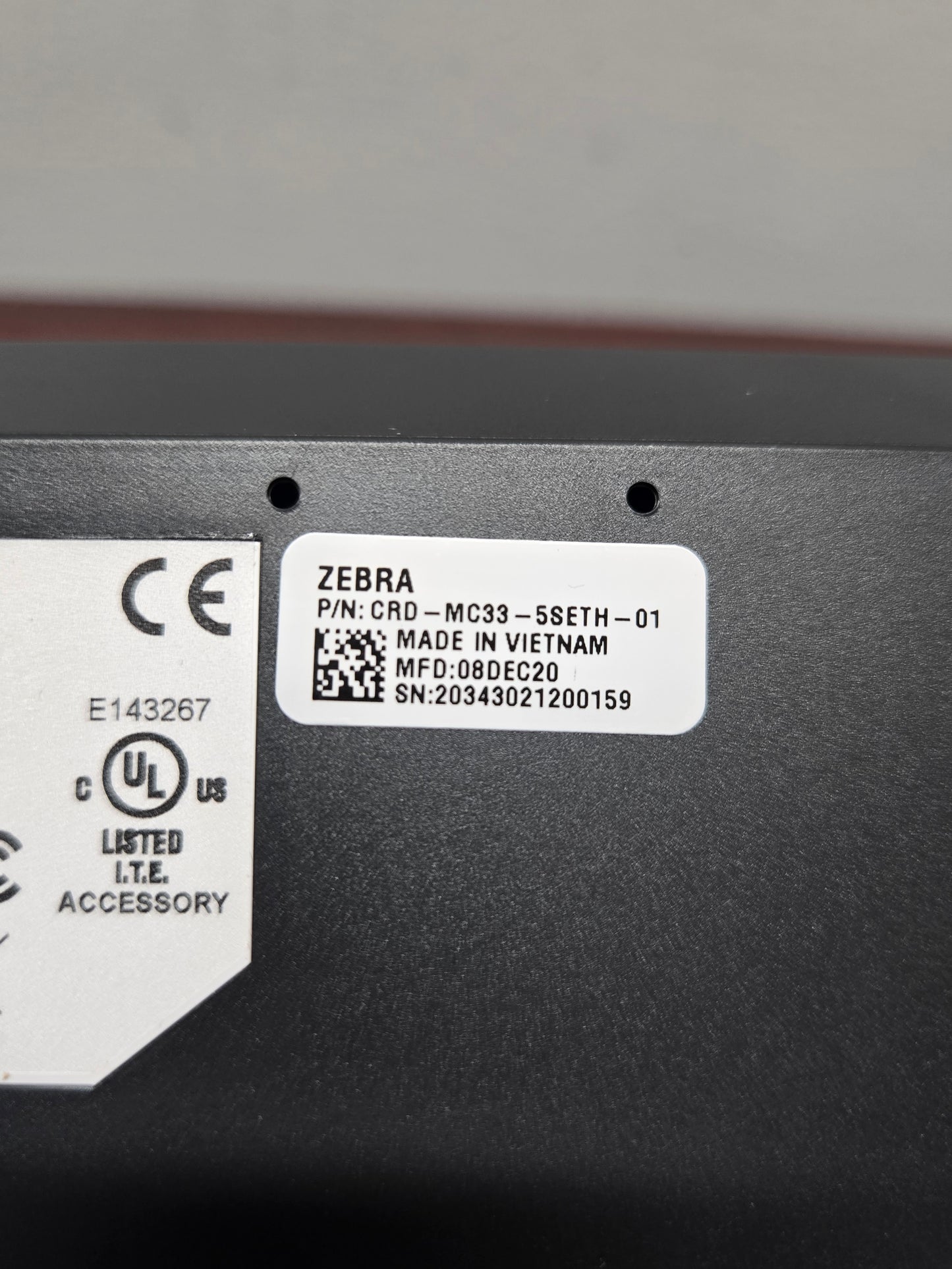 Zebra MC3300 5-Slot Charge Only ShareCradle (P/N: CRD-MC33-5SCHG-01)