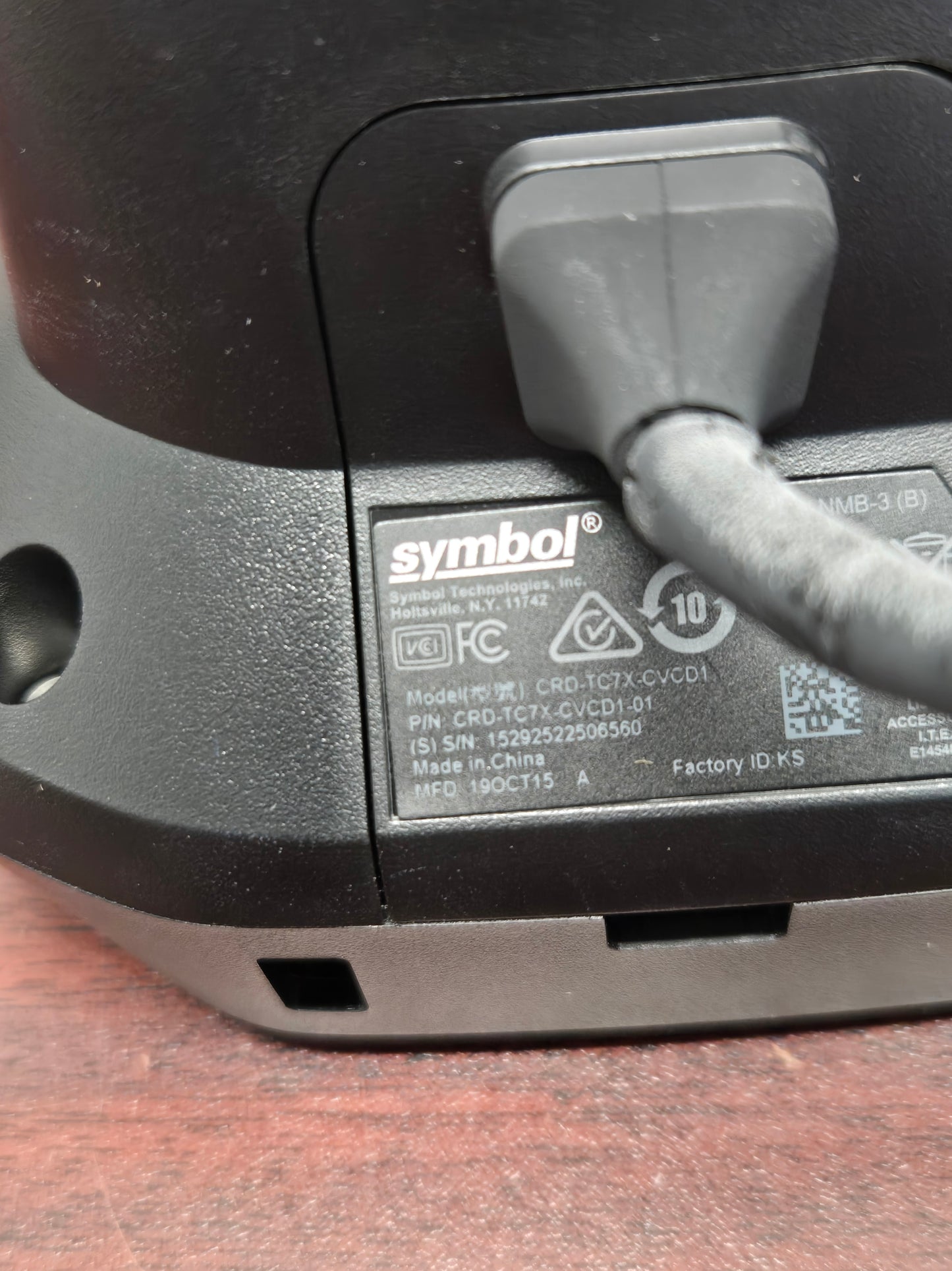 Zebra TC7x Vehicle Charging Cradle (P/N: CRD-TC7X-CVCD1-01)
