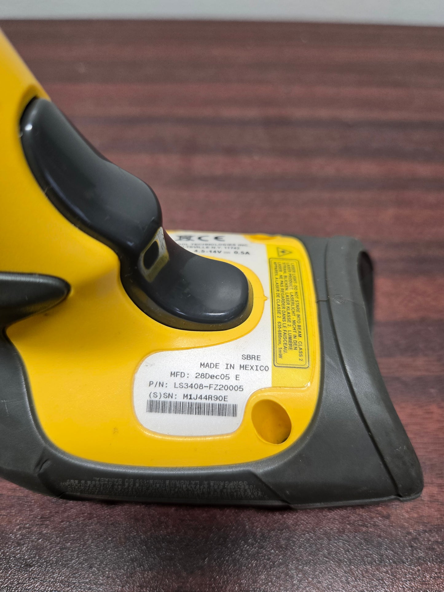 Zebra LS3408-FZ Rugged Corded Scanner (P/N: LS3408-FZ20005)