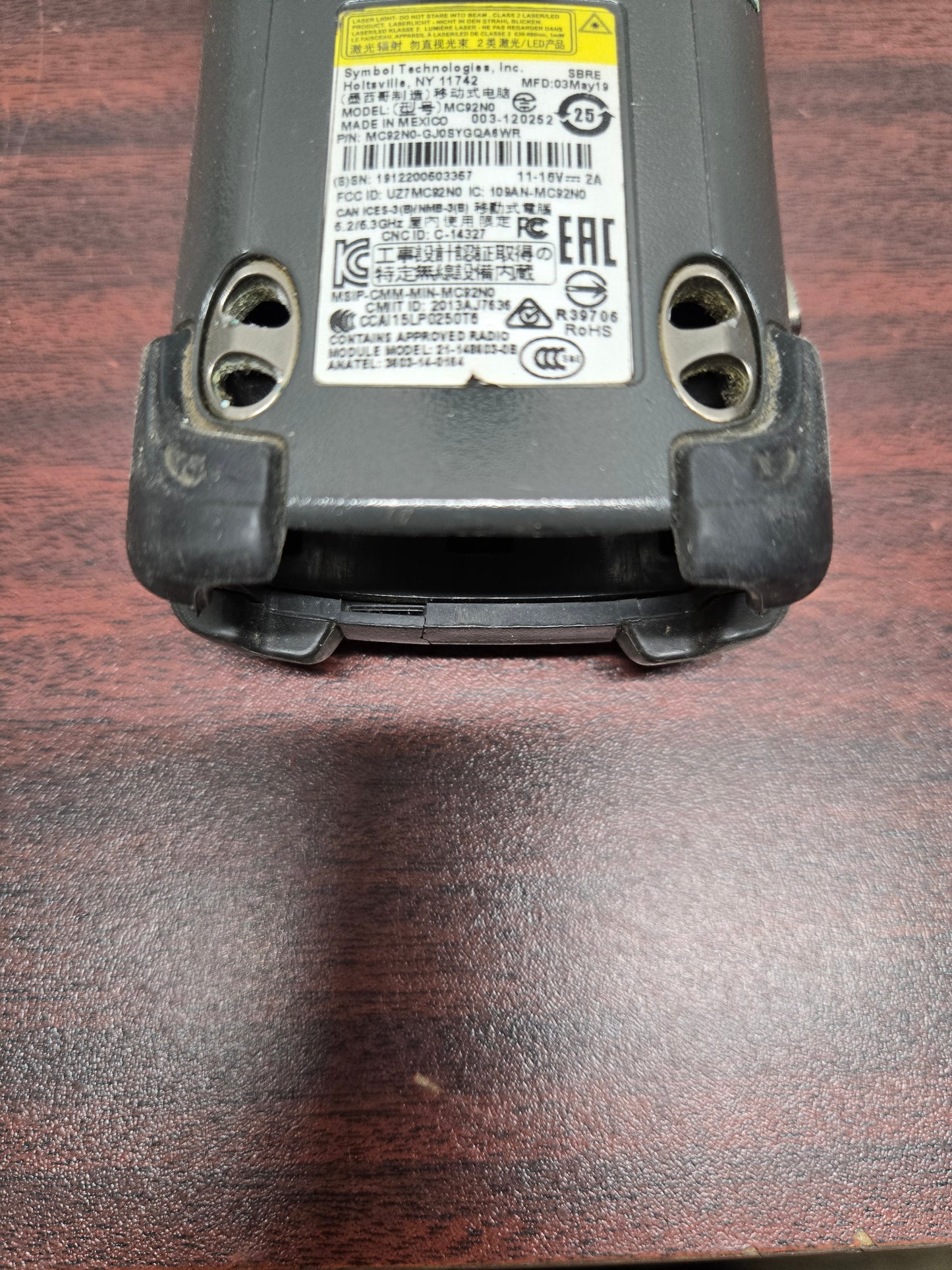 Zebra MC92N0 Premium Mobile Computer (P/N: MC92N0-GJ0SYGQA6WR)