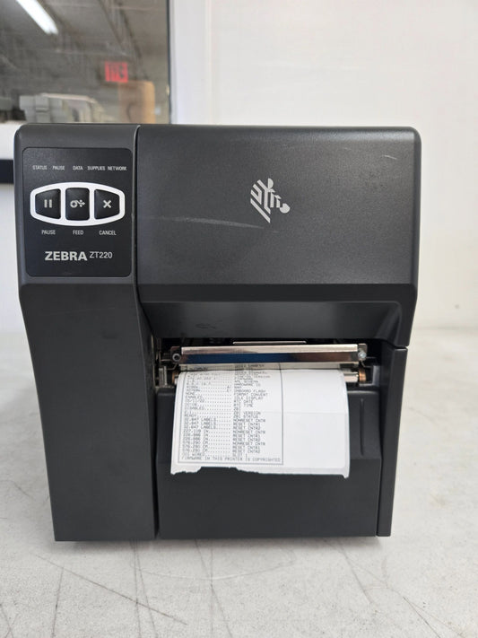 Zebra ZT220 Industrial Thermal Printer (P/N: ZT22042-T01200FZ)